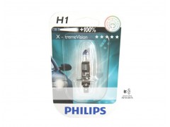 Галогеновая лампа Philips H1 X-treme Vision +100% блистер
